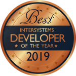 Bronze InterSystems Developer of the Year - 年間実績として昨年最も多くのアプリケーションをInterSystems Open Exchangeにアップロードした開発者のうち、3位の者