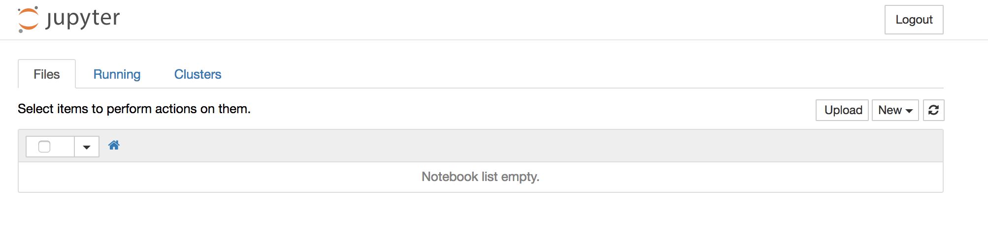 空のノートブック
