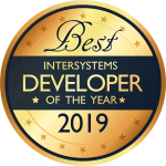 Gold InterSystems Developer of the Year - 年間実績として昨年最も多くのアプリケーションをInterSystems Open Exchangeにアップロードした開発者のうち、1位の者