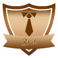 Bronze Expert - 年間実績として、最も多く受け入れられた回答を行った著者のうち、3位の者