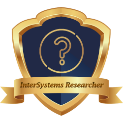 InterSystems Researcher - 開発者コミュニティで最初の質問を投稿した