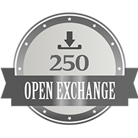 Silver Popular App Badge - あなたのOpen Exchangeアプリケーションに対するダウンロードが250件に達した